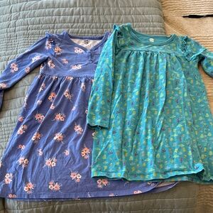 Tea Collection Blue and Teal Girls dresses